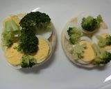茹で卵×ブロ×味付たらの和トースト作り方4写真