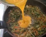 豆苗の甘醤油たまご炒め作り方6写真