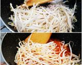 時短！豆腐にかける♪もやしピリ辛あんかけ作り方4写真