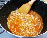 時短！豆腐にかける♪もやしピリ辛あんかけ作り方6写真