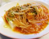 時短！豆腐にかける♪もやしピリ辛あんかけ作り方8写真
