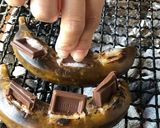 BBQ キャンプで 焼きチョコバナナ作り方5写真