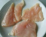 レンジで簡単！鶏ささみ醤油マヨ☆作り方2写真