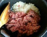 ご飯がすすむ‼うちの甘辛肉そぼろ☆作り方3写真