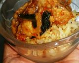 炒飯の豚キムチ丼 Ver.ちょい盛り作り方2写真
