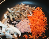 ツナとごぼうと人参と椎茸の炊き込みご飯作り方3写真