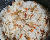 ツナとごぼうと人参と椎茸の炊き込みご飯作り方6写真