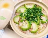 暑い日さっぱり!!夏糸瓜のお粥~作り方4写真