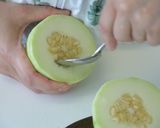 摘果メロンの煮物作り方1写真