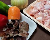 コロンビアのアロスコンポーヨきくらげ入り作り方1写真