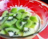 梅酒でしっとり鶏ハム＊キウイソース添え作り方11写真