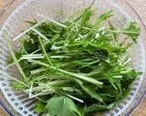 超絶ヘルシーな水菜ペペロン作り方1写真
