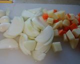 そらまめと手羽中の豆乳スープ作り方3写真