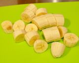 スープジャーで！バナナプリンの冷スイーツ作り方1写真