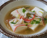 カニカマと豆腐のとろふわスープ♪作り方7写真