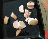 納豆とフィッシュソーセージのパン作り方3写真