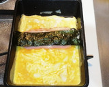 ベーコンと海苔とチーズの卵焼き作り方5写真