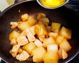 簡単☆大根と鶏肉のバター醤油煮作り方5写真