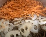 蓮根入りきんぴら作り方4写真
