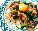 豚バラ・ニラ・玉ねぎ❗スタミナ丼作り方9写真