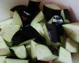 なすとピーマンの肉みそたっぷり炒め作り方1写真
