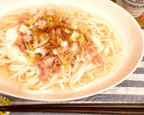 だしで味わう＊ツナの冷やしとろろうどん♡作り方7写真