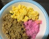 作り置きやお弁当に！鶏そぼろ丼✨作り方10写真