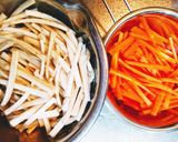 ️ごぼうとにんじんのクルクル信田巻き作り方6写真