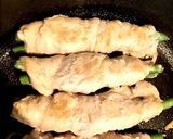 豚肉いんげん巻きの梅しょうがソース作り方7写真