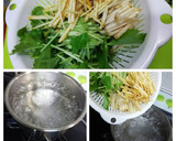三つ葉とエノキのお浸し☆湯通し野菜だしも作り方2写真