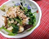 三つ葉とエノキのお浸し☆湯通し野菜だしも作り方6写真