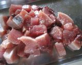 カツオの甘辛煮作り方1写真