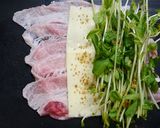簡単！豆苗のチーズ肉巻きイタリアン作り方2写真