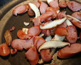 ソーセージと椎茸ともやしのレモン醤油焼き作り方3写真