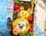 雨の日『ワンワンとうーたん♪』キャラ弁♡作り方16写真
