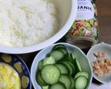 みそパウダーで胡瓜とたまごの混ぜ込みご飯作り方1写真