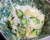 みそパウダーで胡瓜とたまごの混ぜ込みご飯作り方4写真