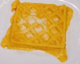 レンジで簡単、ワッフル玉子焼き！作り方8写真