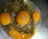 【カレー風味】挽き肉入りオムレツ作り方6写真