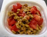 納豆トマト食べ方☝ごま油ブラックペッパー作り方7写真