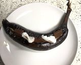 BBQ キャンプで 焼きチョコバナナ作り方13写真