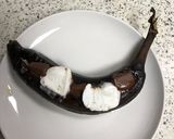 BBQ キャンプで 焼きチョコバナナ作り方14写真