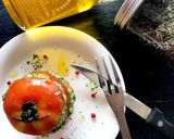 トマトとキュウリのサラダバーガー作り方6写真