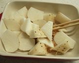 長芋のガーリック梅味噌チーズ焼き作り方3写真