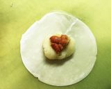 餃子の皮でたらことじゃがいも作り方6写真