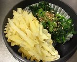 じゃがいもだけ　バターソルト風味　お弁当作り方5写真