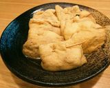 ニラと豚肉の簡単きんちゃく♪作り方5写真
