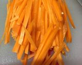 レンジでピーマンとにんじんのきんぴら作り方2写真