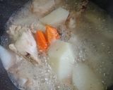 鳥元と長芋と人参煮物作り方4写真