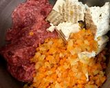水切り不要！焼き豆腐で豆腐入ハンバーグ♪作り方5写真